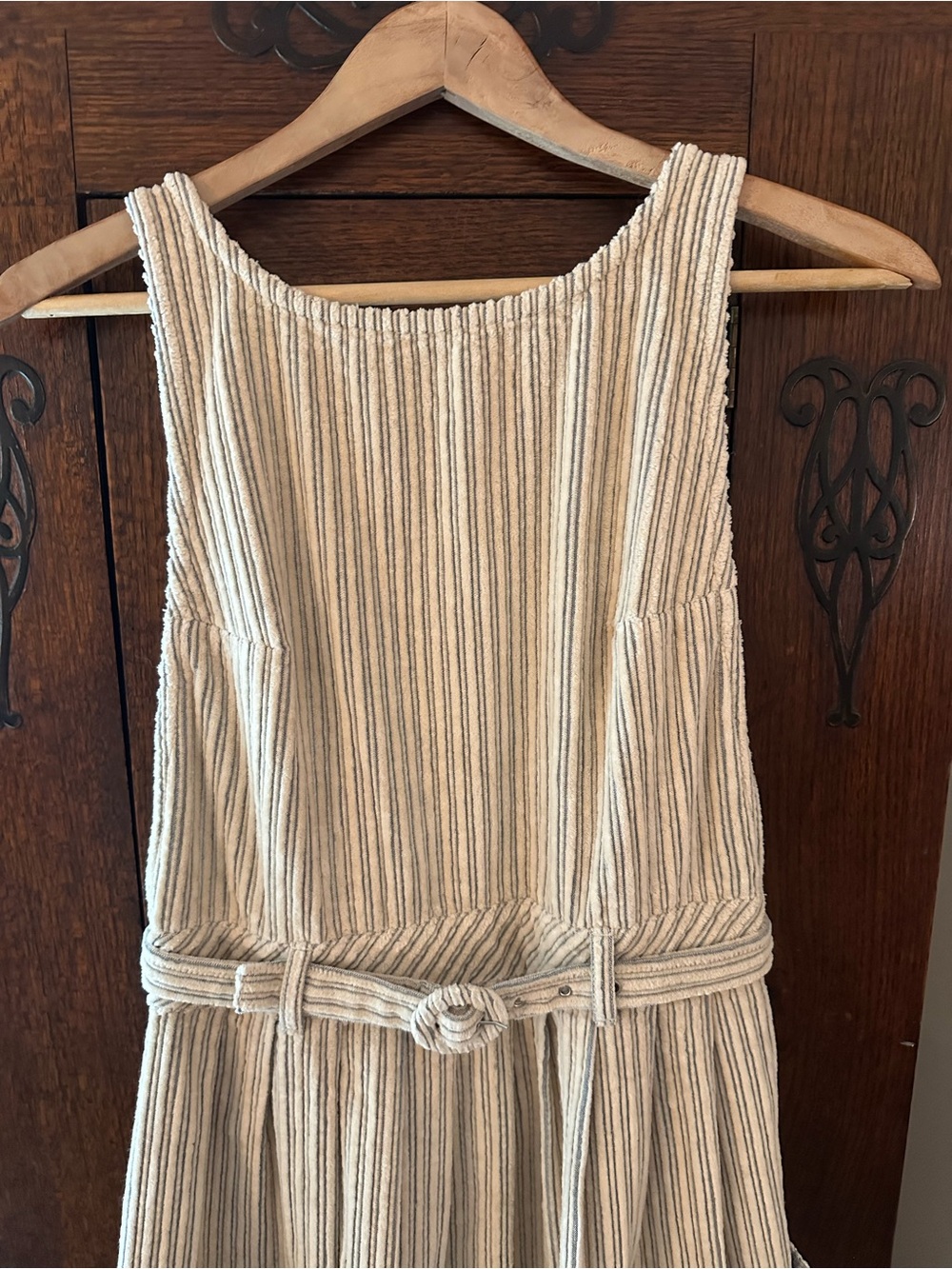 NWT Free People The Other Side Corduroy Midi Dress with Button-Back Size 4 - Picture 3 of 13